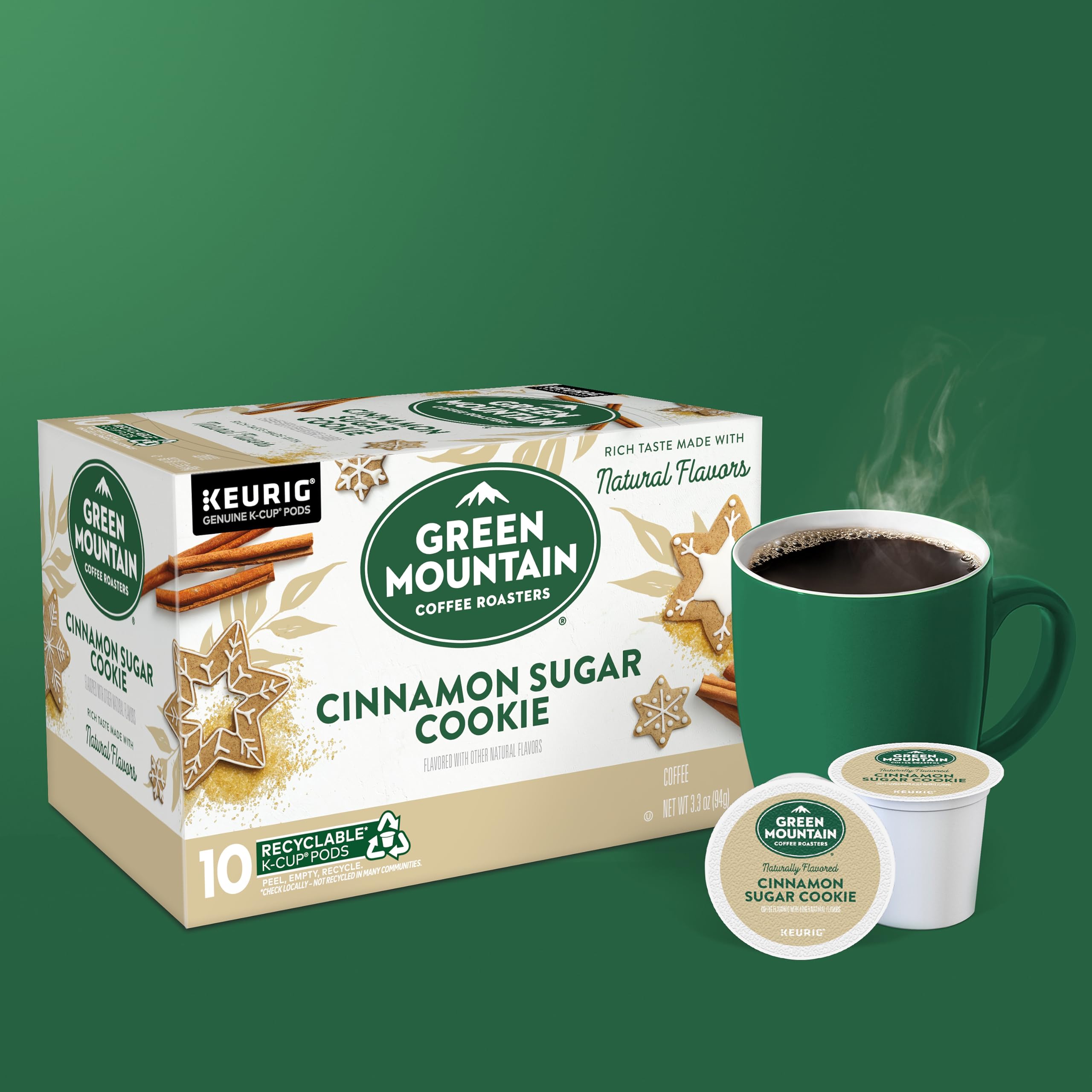 Amazon.com: Green Mountain Coffee Roasters Cinnamon Sugar Cookie